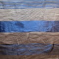Sheer Poly-Silk Stripe Fabric