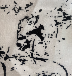 Splash Print 100% Linen Fabric