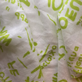 Lime Graffiti 100% Linen Fabric