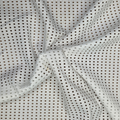 Cotton Check Eyelet Fabric