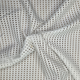 Cotton Check Eyelet Fabric