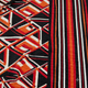 Multicolor Geometric Pleated Knit Fabric