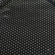 Black & White Polka Dot  Chiffon Fabric