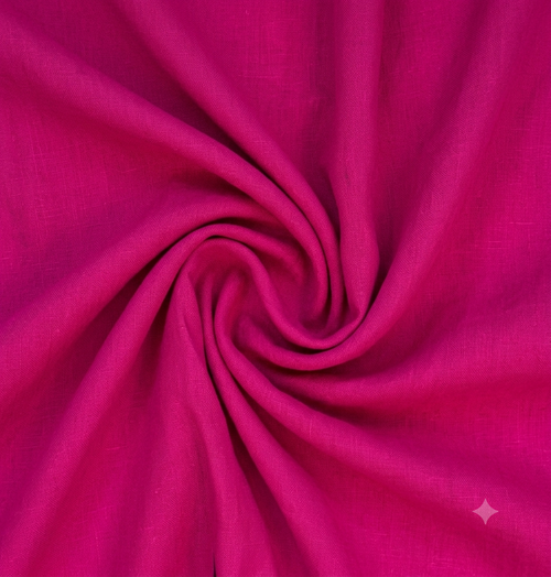 Hot Pink Solid Rayon Woven Fabric
