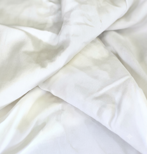 Bone Rayon Silk Woven Fabric