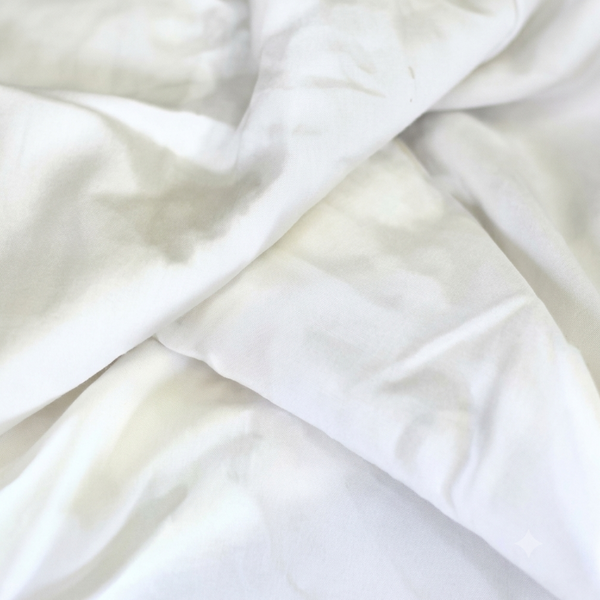 Bone Rayon Silk Woven Fabric