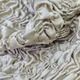 Champagne Smocked Velvet Fabric