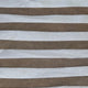 White Horizontal Stripe Sheer Fabric